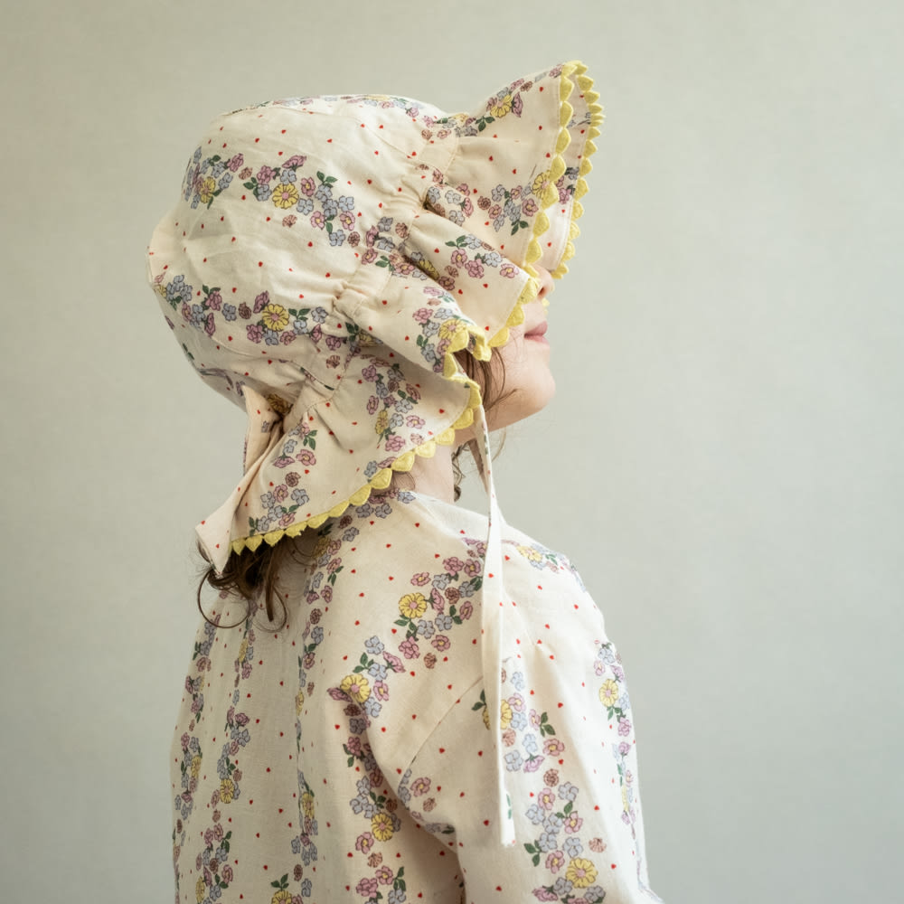 That's Mine Hilda hat - Shell fleur - 85% Cotton / 15% Linen Buy Hatte||Accessories||personale here.