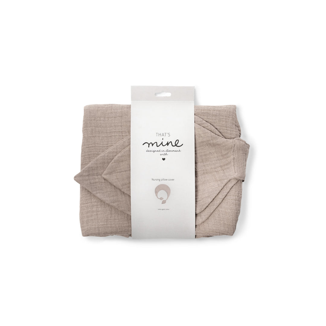 That's Mine Storm nursing pillow cover - Feather grey - 100% Organic cotton Buy Amning & pusletid||Ammepuder||Ammepudebetræk||Pusle||Udsalg||Alle||Amning||Amning here.