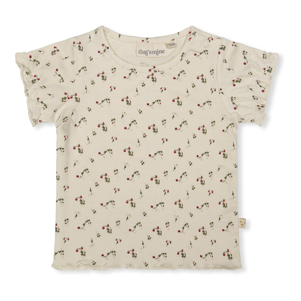 That's Mine Ebba T-shirts Girl - Wild berries - 48% Organic cotton, 47% Modal, 5% Elastan Buy Tøj||T-shirts||Skjorter & toppe||Udsalg||Alle here.