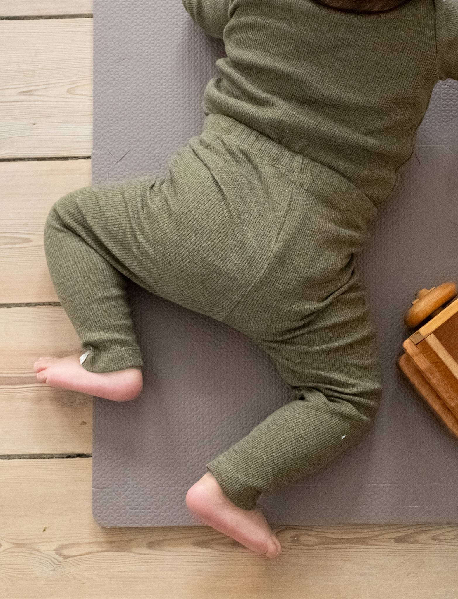 That's Mine Cana leggings - Green melange - 95% Organic cotton / 5% Elastane Buy Tøj||Leggings||Bukser og leggings||Bukser & shorts||Alle||Favoritter||personale||Baby essentials||alt minus sløjfe||NOOS||mette-sale||Forår & sommer 2026||Green melange||Jersey||Orderly Emails - Recommended Products||All here.
