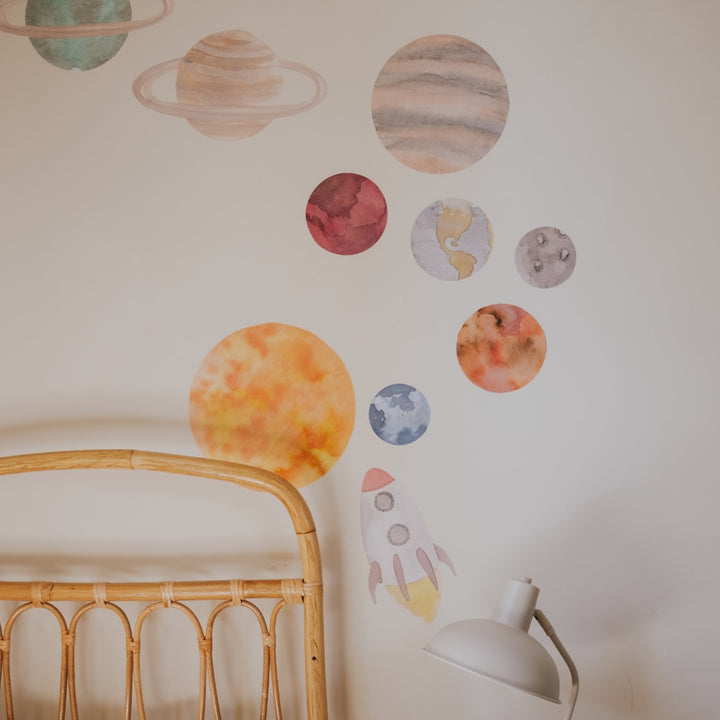 Wallsticker Solar system - Multi