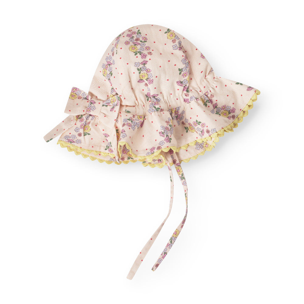 That's Mine Hilda hat - Shell fleur - 85% Cotton / 15% Linen Buy Hatte||Accessories||personale here.