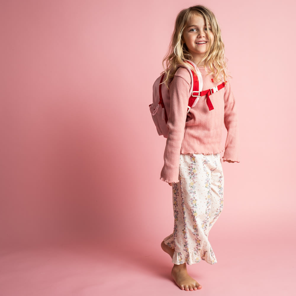 That's Mine Nethe bukser - Shell fleur - 85% Organic Cotton / 15% Linen Buy Bukser||Bukser & shorts||personale||SS26 here.