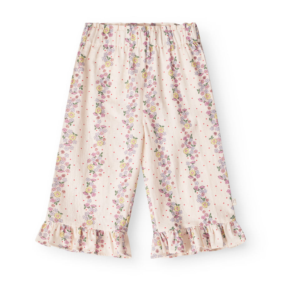 That's Mine Nethe bukser - Shell fleur - 85% Organic Cotton / 15% Linen Buy Bukser||Bukser & shorts||personale here.