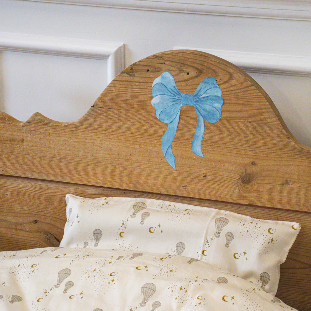 Wallsticker Blue bows 3-pack - Blue