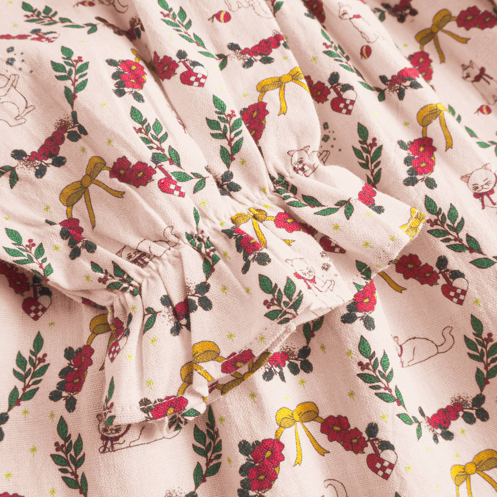 Sarah dress - Christmas wreath
