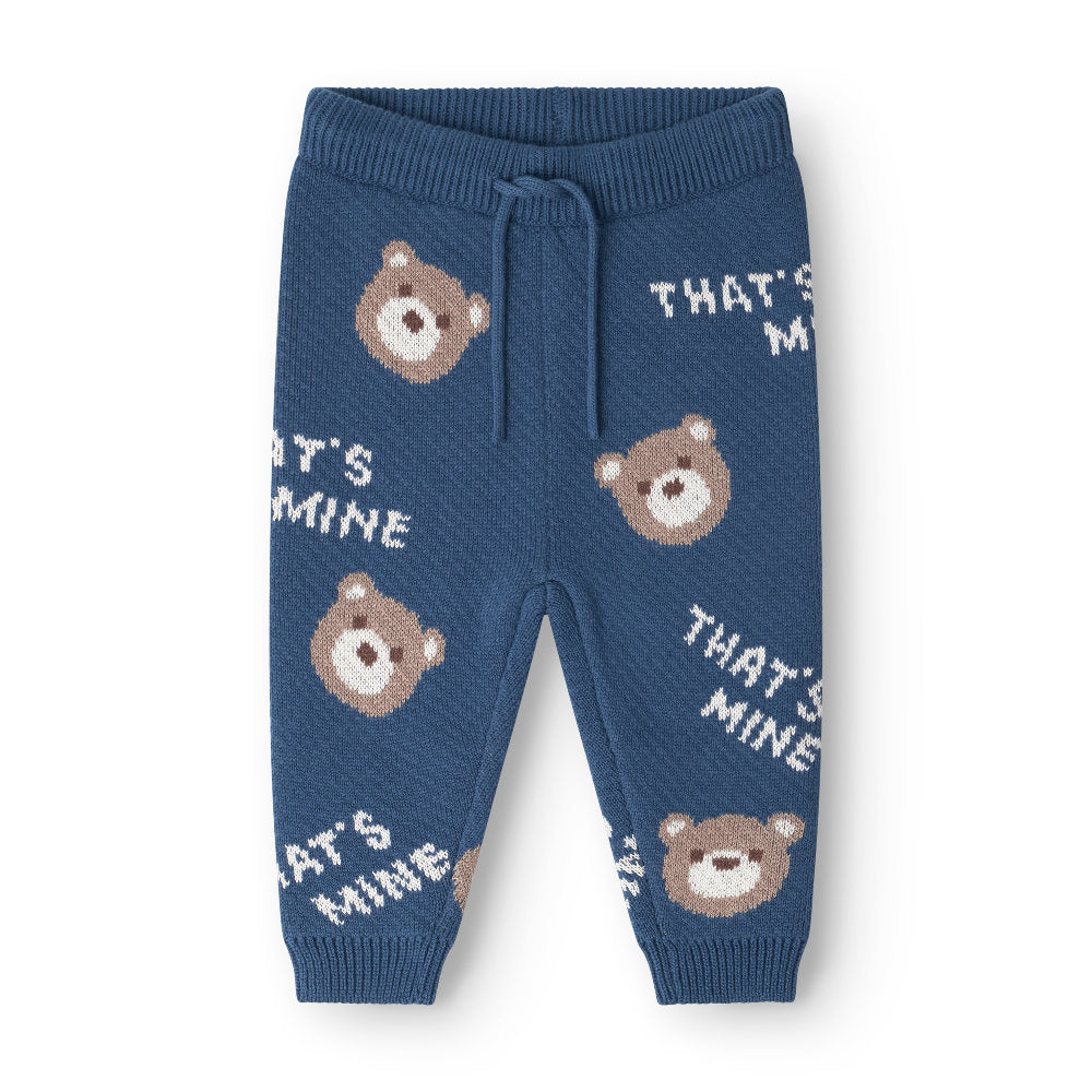 That's Mine Finn pants - Key blue - 100% Organic cotton