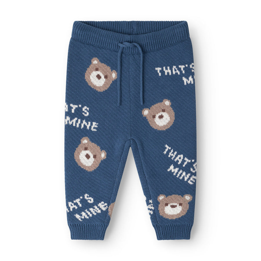 That's Mine Finn pants - Key blue - 100% Organic cotton