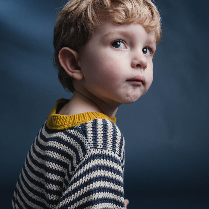 Nathan sweater - Blue stripe