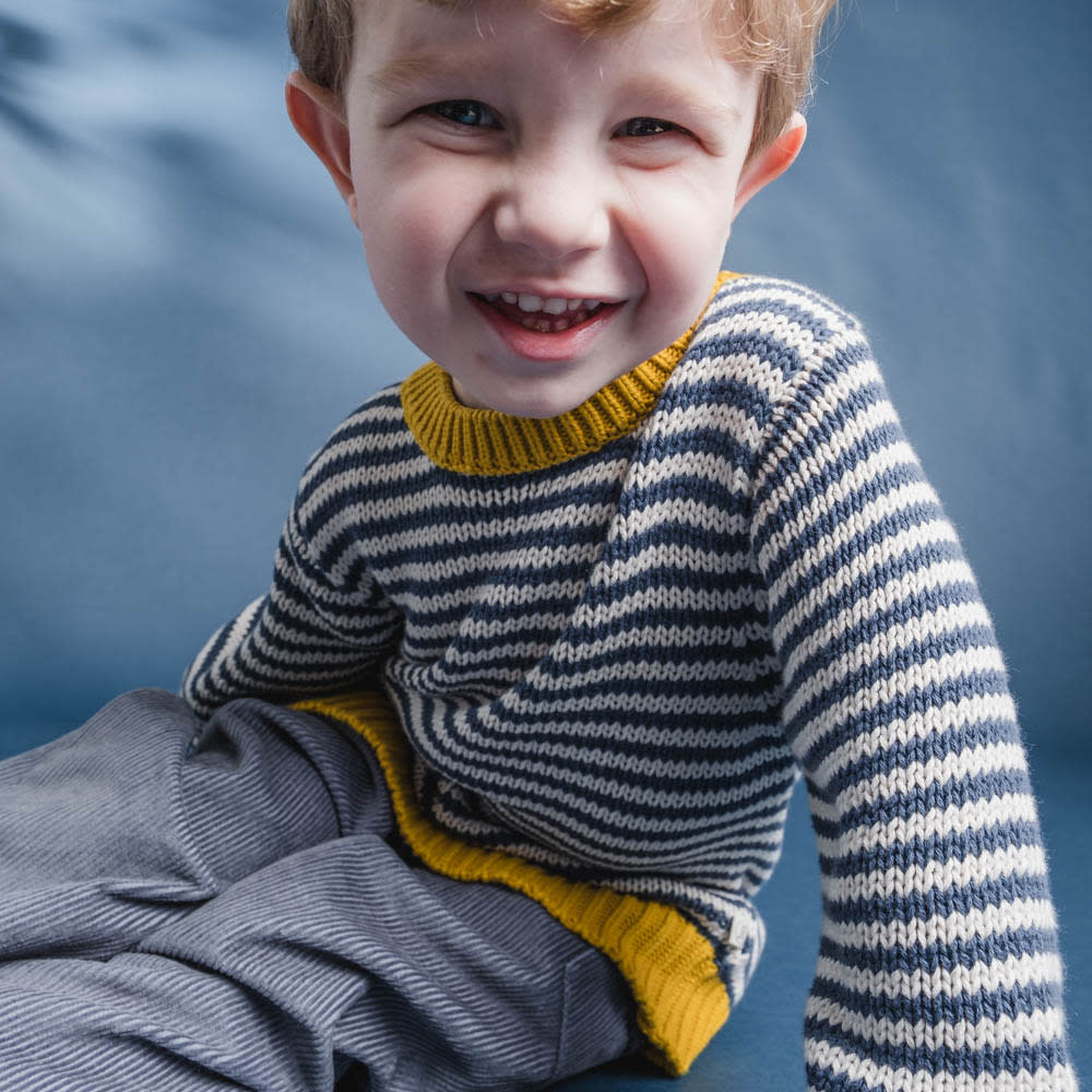 Nathan sweater - Blue stripe