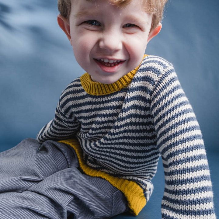 Nathan sweater - Blue stripe