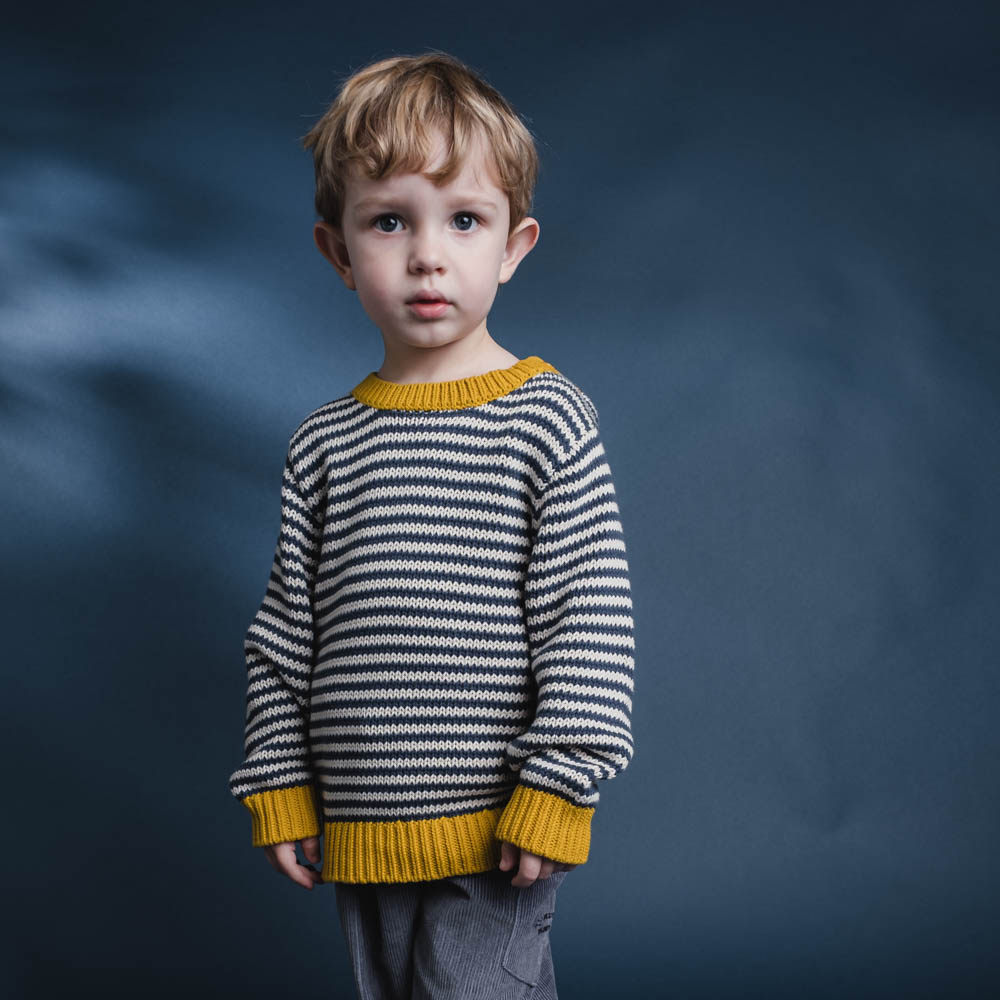 Nathan sweater - Blue stripe