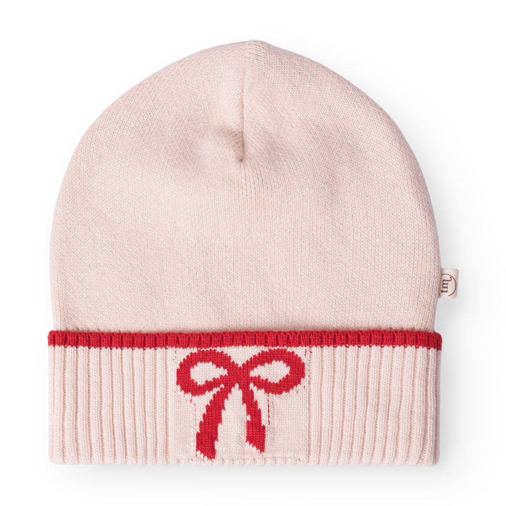 That's Mine Leonora beanie - Almond peach - 100% Organic cotton Buy Accessories||Nyheder||personale||Efterår & vinter 2025||drop 1 aw25 here.