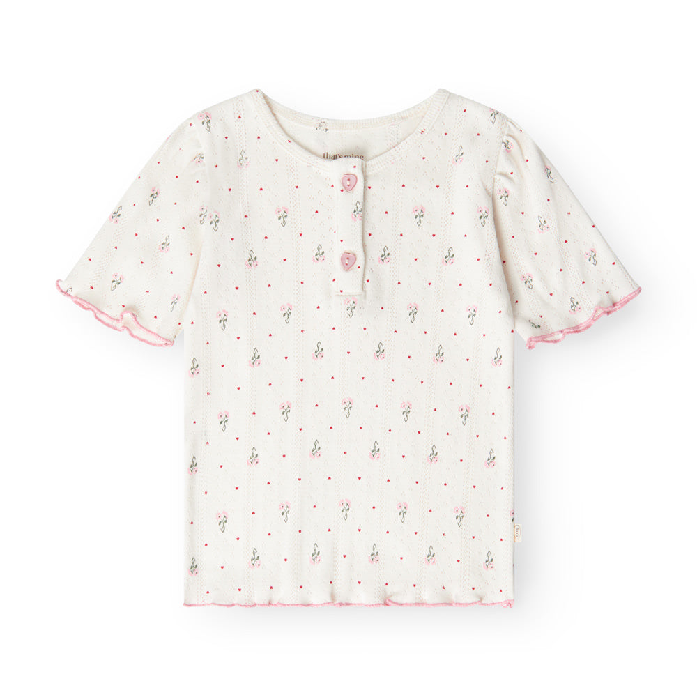 That's Mine Ginny t-shirt - Blooming love - 100% Organic cotton Buy T-shirts||Overdele||personale||Jersey here.