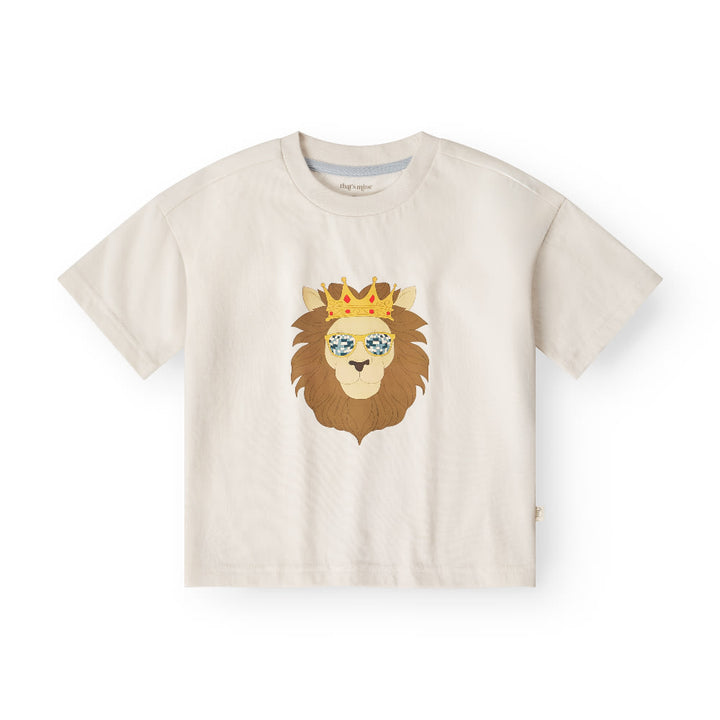 That's Mine Vilde oversized t-shirt - Lion head - 100% organic cotton Buy T-shirts||Overdele||personale||Jersey here.