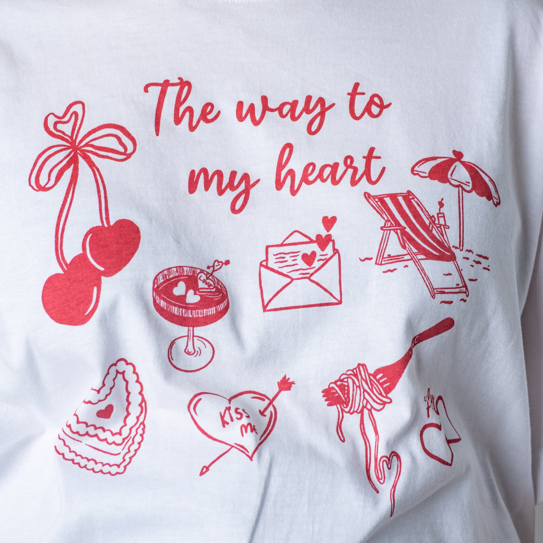 That's Mine Vega t-shirt - My heart - 100% organic cotton Buy T-shirts||Overdele||personale||Valentines here.