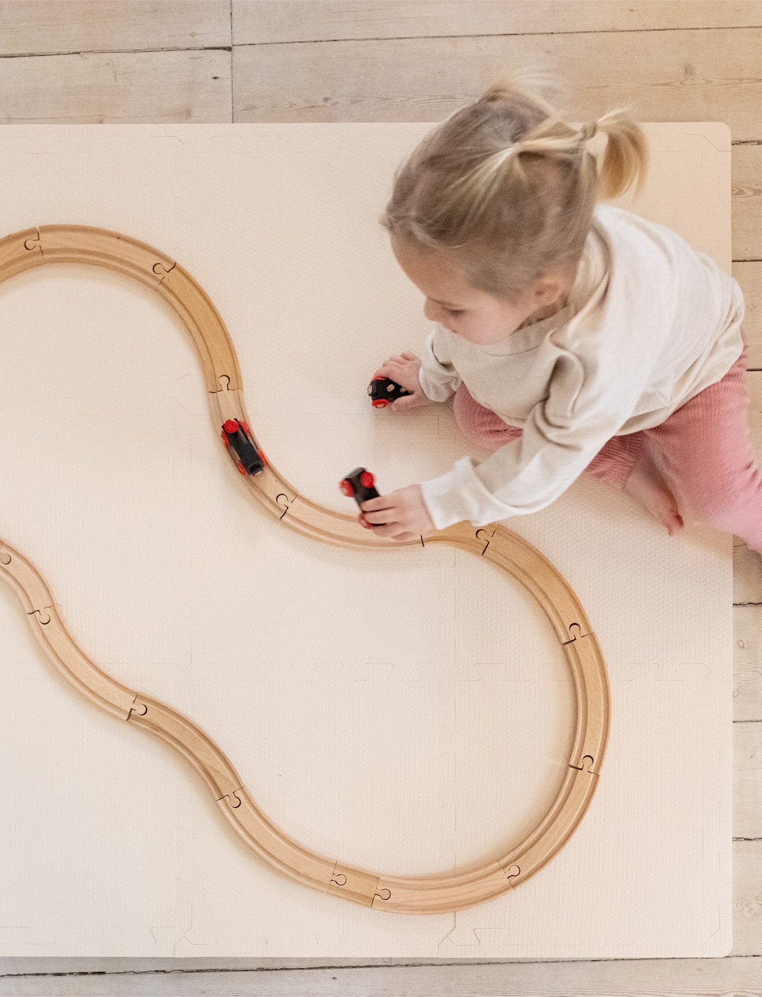 Alva Foam play mats square - Classic beige