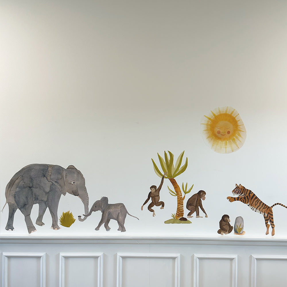 Wallsticker Elephant - Grey