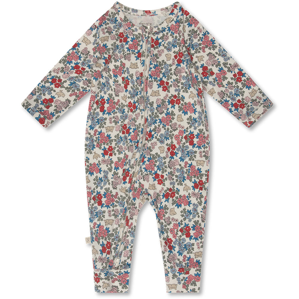 That's Mine Elliotte onesie - Bittersweet - 48% Organic cotton / 47% Modal / 5% Elastane Buy Tøj||Skjorter & toppe||Onesies||personale||Basics til de små here.